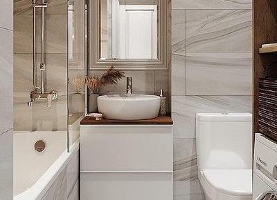 Дизайн ванной комнаты в хрущевке: малая площадь для больших удобств