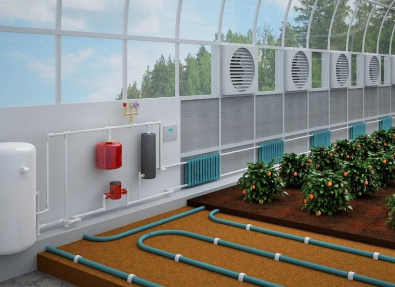 Способы отопления теплицы: печь, теплый пол, инфракрасный обогреватель