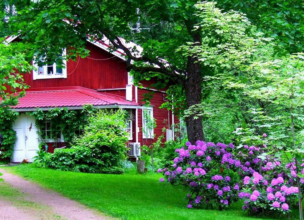 Обои для дома и сада в шведском стиле