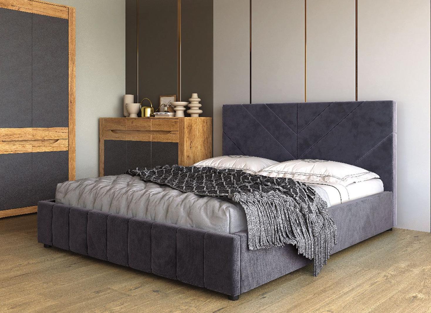 Интерьерная кровать с подъемным механизмом