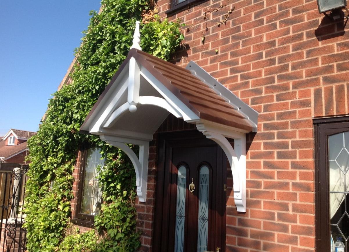 Как сделать красивый навес над крыльцом своими руками, фото инструкции