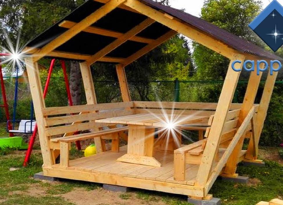 Как сделать беседку своими руками, фото разных конструкций